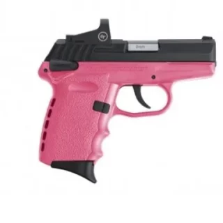 SCCY CPX-1 RD BLACK / PINK 9MM 3.1" BARREL 10-ROUNDS CTS-1500 REFLEX SIGHT