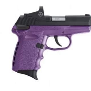 SCCY CPX-1 RD PURPLE / BLACK 9MM 3.1" BARREL 10-ROUNDS CTS-1000 REFLEX SIGHT