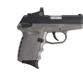 SCCY CPX-1 RD GRAY / BLACK 9MM 3.1" BARREL 10-ROUNDS CTS-1500 REFLEX SIGHT