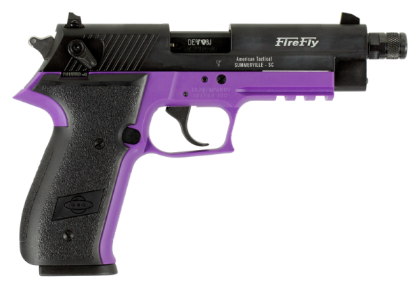 AMERICAN TACTICAL IMPORTS GSG FIREFLY PURPLE/BLACK .22 LR 4.9" BARREL 10-ROUNDS 3-DOT SIGHTS