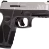 Matte Stainless 9mm Luger Full Size 17 Rds. Steel Sights - Image 2
