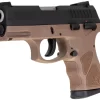 Matte Black / Brown 9mm Luger Compact 17 Rds. - Image 3