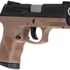 Matte Black / Brown 9mm Luger Compact 17 Rds. - Image 2