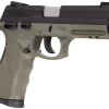 Matte Black / OD Green 9mm Luger Full Size 17 Rds. - Image 2