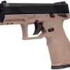 Hard Anodized Black 22 LR FDE Polymer Frame 16-Round With Manual Safety - Image 3