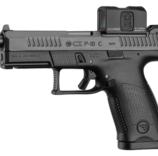 CZ P-10 C OR SR Optic-Ready 9mm Pistol with Suppressor-Height Sights
