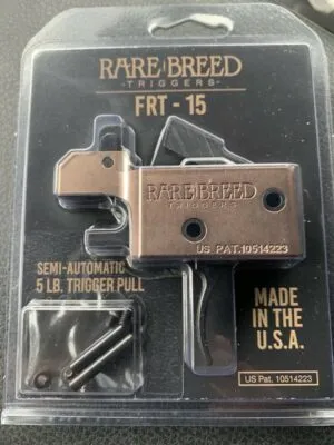 Rare Breed Triggers FRT-15 Forced Reset Trigger for AR-15 and Compatible Firearms