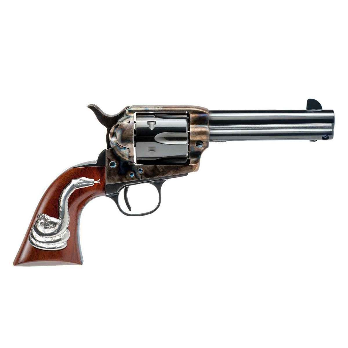 Cimarron Firearms Man With No Name .45 Long Colt 4.75 Inch Blued Single Action Revolver - 6 Round Capacity