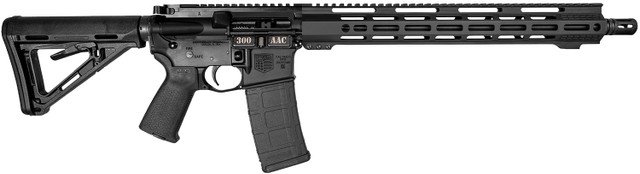 DB15 300 Blackout Rifle - 16 Inch Barrel, Black Finish, M-Lok Handguard, 30 Round Magazine
