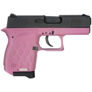 Diamondback DB9 9mm Luger 3-Inch Black and Pink Cerakote Pistol - 6+1 Round Capacity