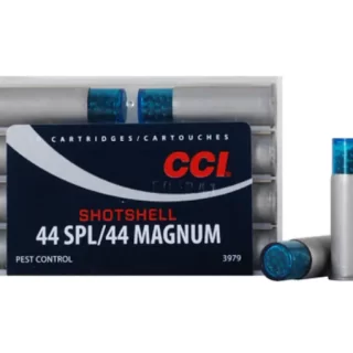 CCI Shotshell 44 Special Ammunition - 140 Grain Lead Shot, 200 Rounds for Glock Switch Compatibility